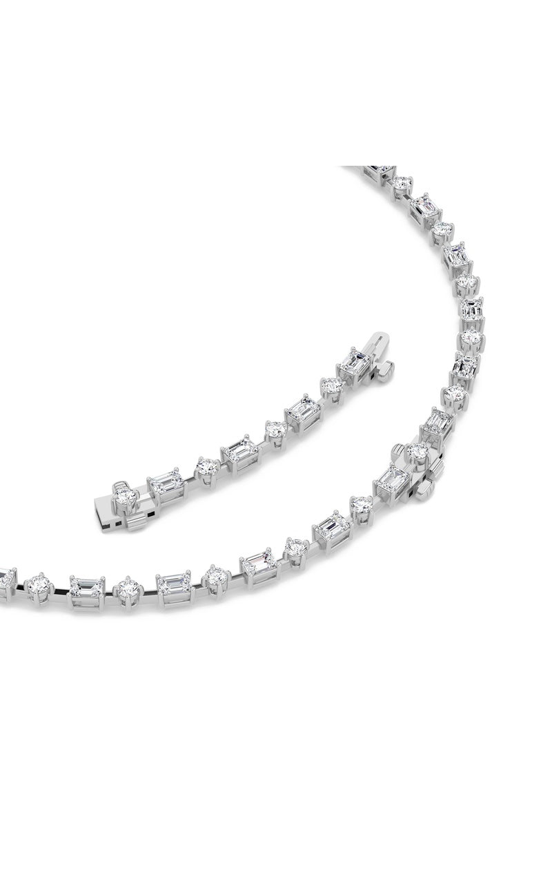 20Cttw Mix Shaped Lab Grown Diamond (F/VS ) Necklace in 14K Gold