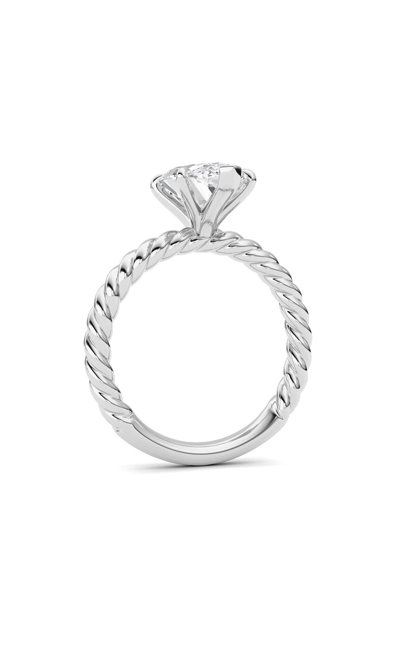 Marquise Lab Grown Diamond (F/VS ) Ring in 14K Gold