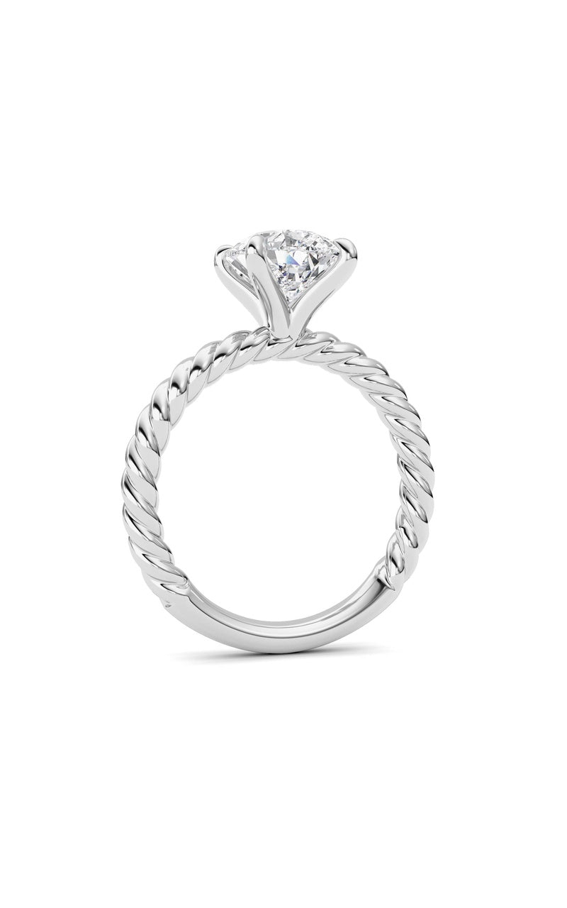 Pear Lab Grown Diamond (F/VS ) Ring in 14K Gold