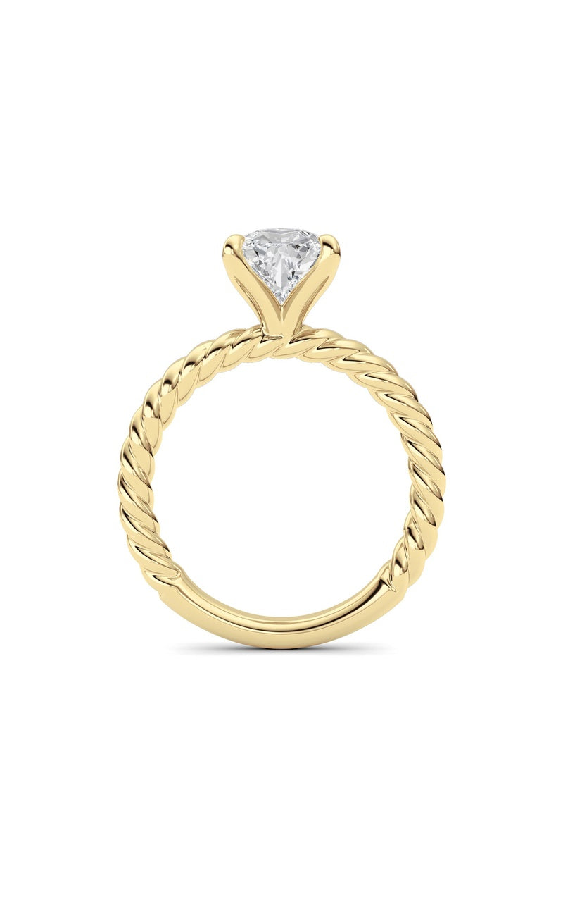 Pear Lab Grown Diamond (F/VS ) Ring in 14K Gold