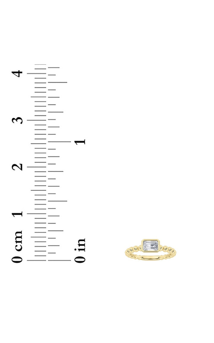 Silver, 14K Yellow Gold Ring KJ40037R.EM-0.5-62G