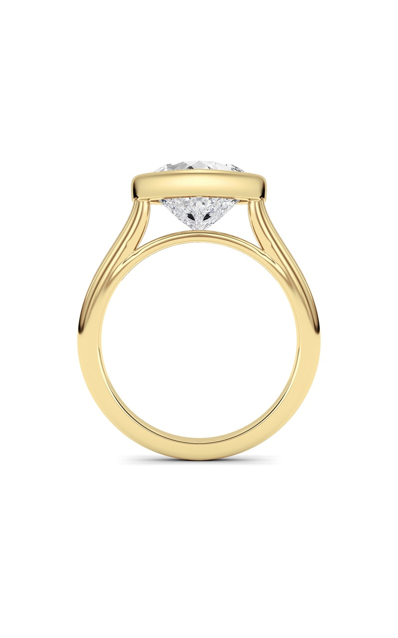 Heart Lab Grown Diamond (F/VS ) Ring in 14K Gold