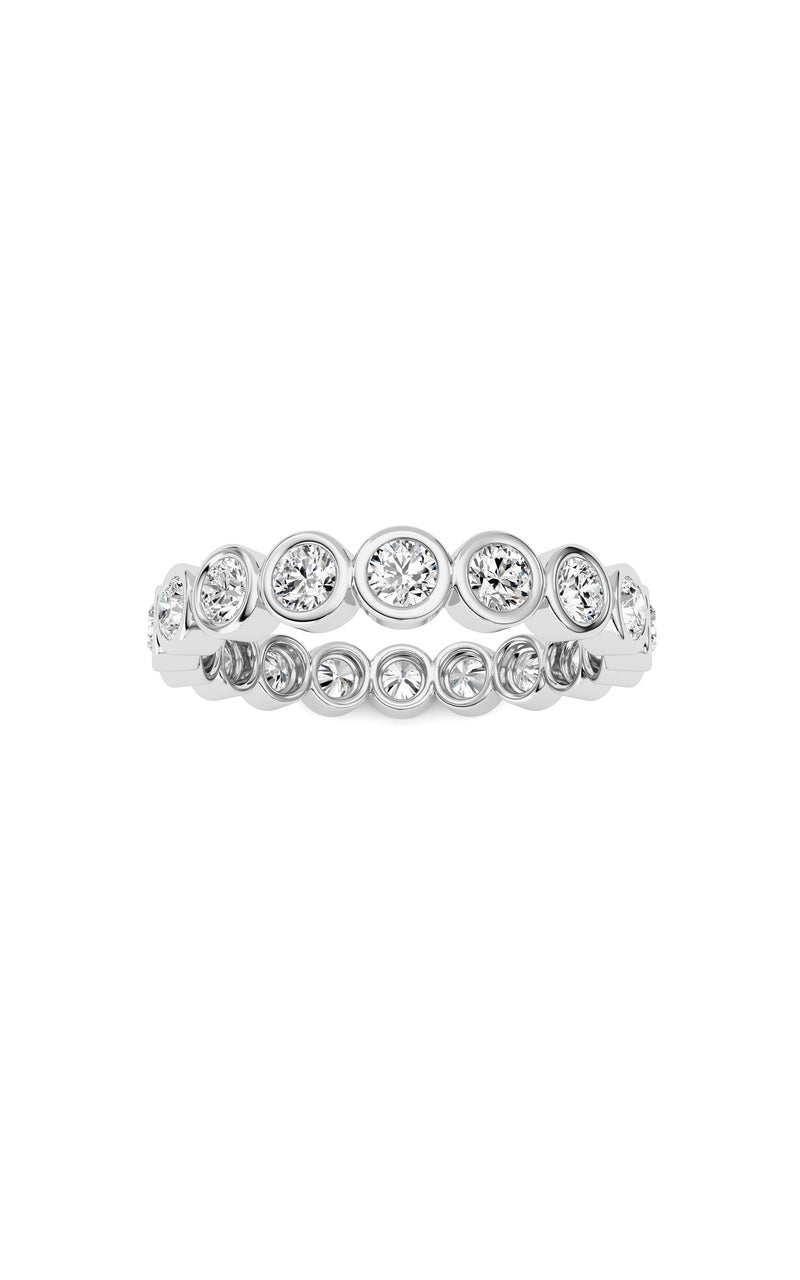 1.8CTW Round Shaped Lab Grown Diamond (F/VS) Eternity Band Ring in 14K Gold