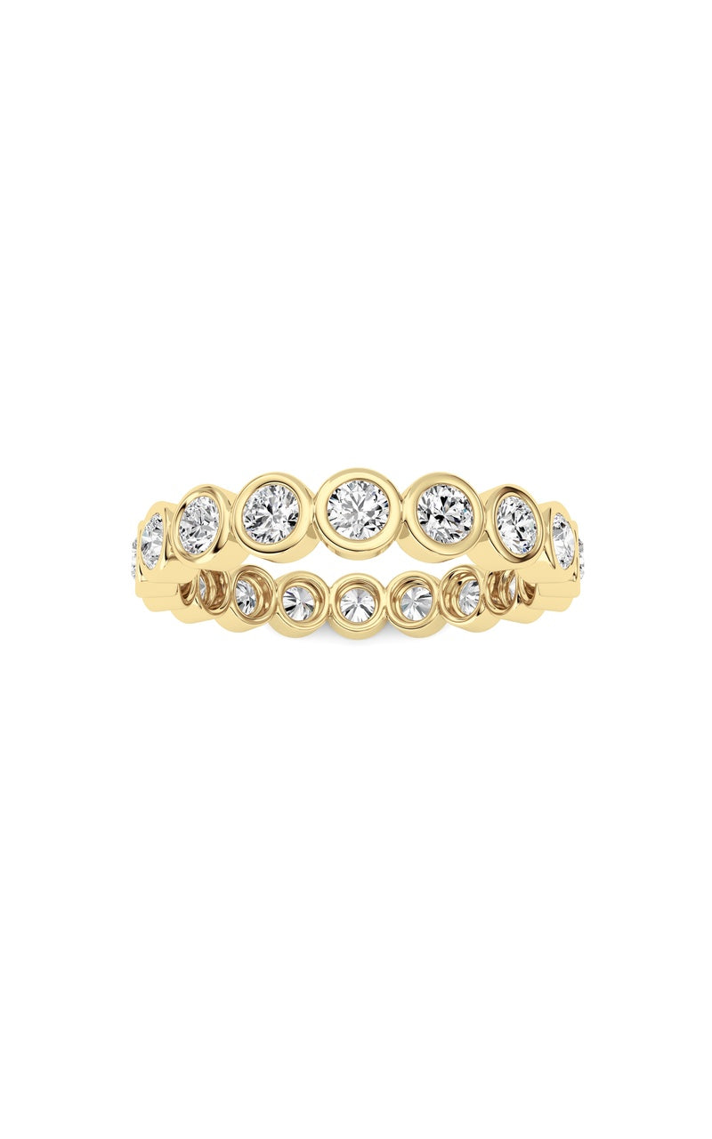1.8Cttw Round Shaped Lab Grown Diamond (F/VS) Eternity Band Ring in 14K Gold