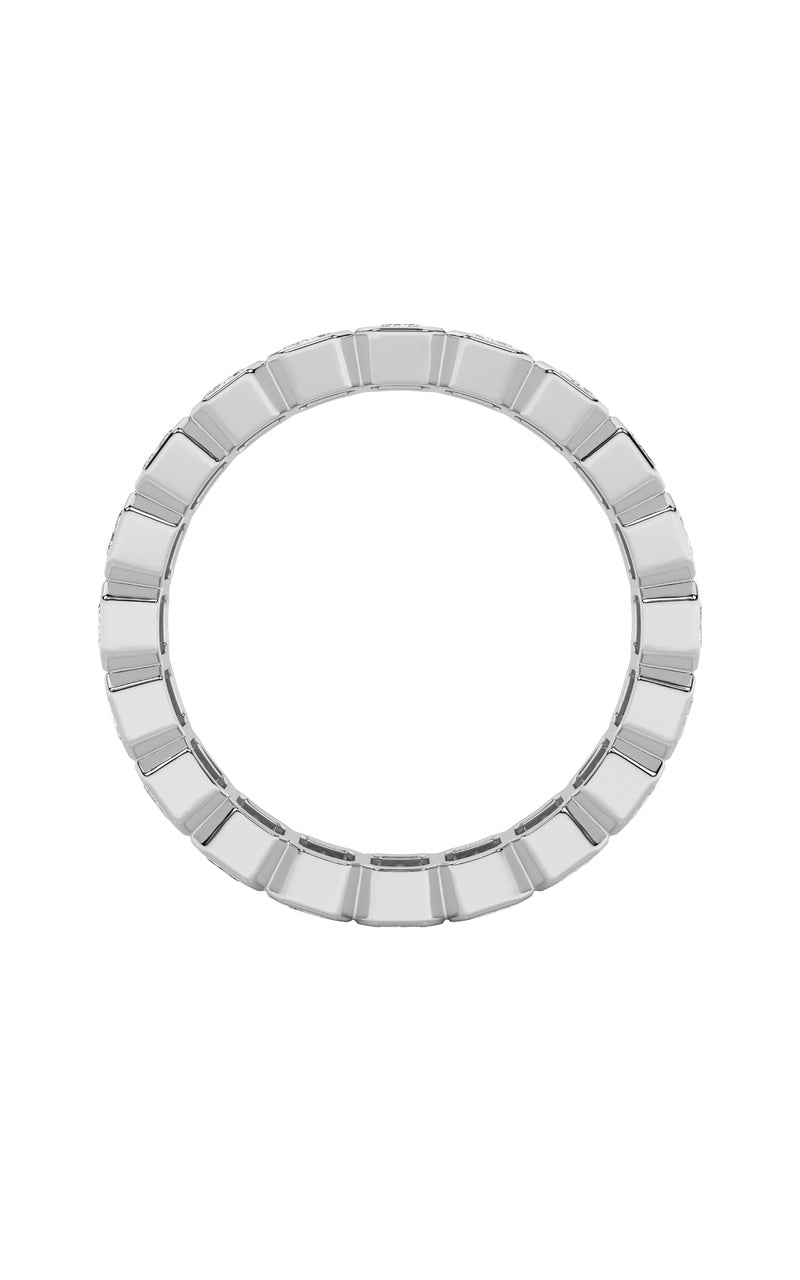 2.5Cttw Emerald Shaped Lab Grown Diamond (F/VS) Eternity Band Ring in 14K Gold