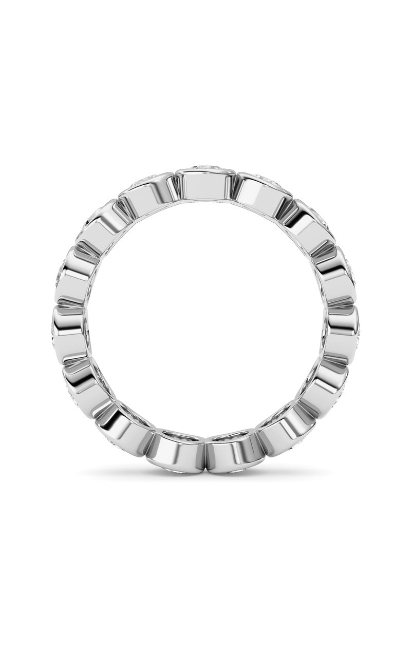1.9CTW Round Shaped Lab Grown Diamond (F/VS) Eternity Band Ring in 14K Gold