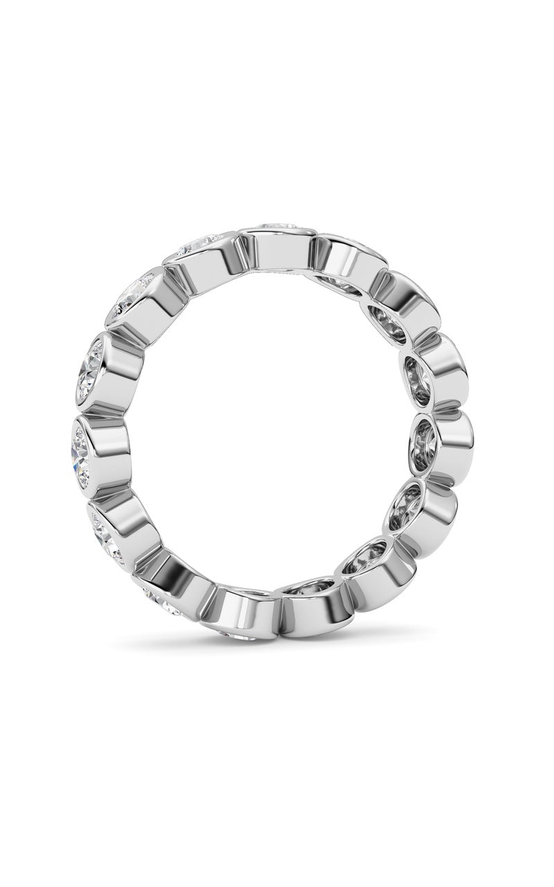 1.9CTW Round Shaped Lab Grown Diamond (F/VS) Eternity Band Ring in 14K Gold