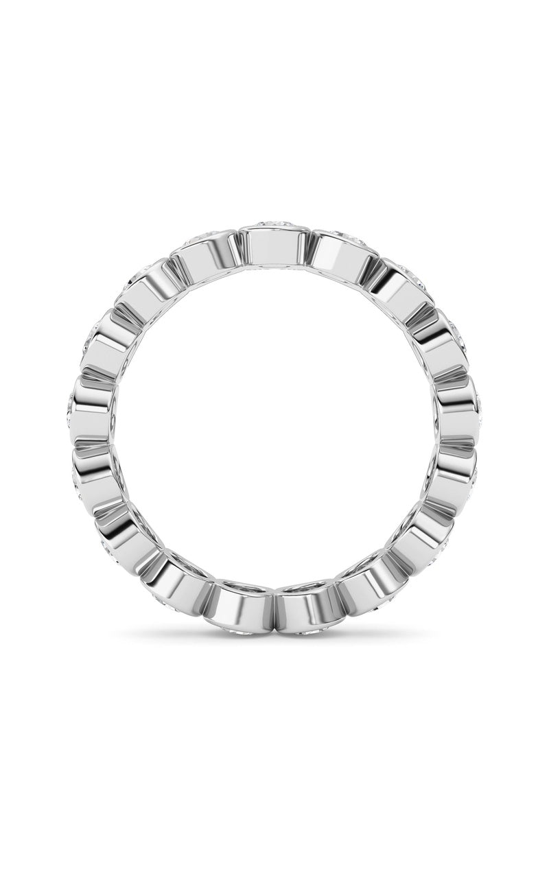 2.2CTW Round Shaped Lab Grown Diamond (F/VS) Eternity Band Ring in 14K Gold