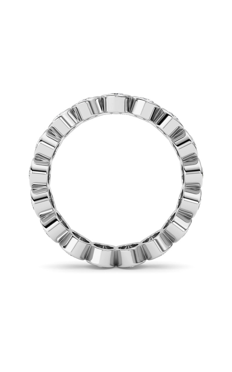2.5Cttw Oval Shaped Lab Grown Diamond (F/VS) Eternity Band Ring in 14K Gold