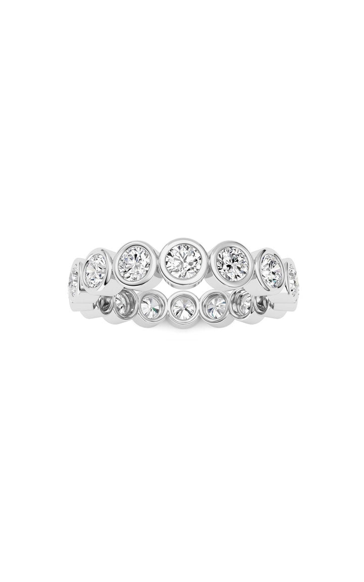 2.4Cttw Round Shaped Lab Grown Diamond (F/VS) Eternity Band Ring in 14K Gold