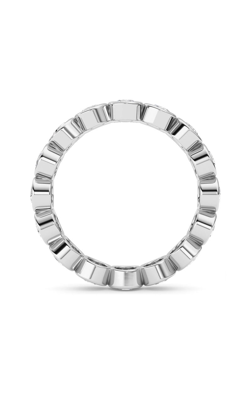 2.4Cttw Round Shaped Lab Grown Diamond (F/VS) Eternity Band Ring in 14K Gold