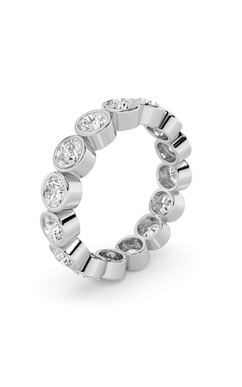 2.75CTW Round Shaped Lab Grown Diamond (F/VS) Eternity Band Ring in 14K Gold