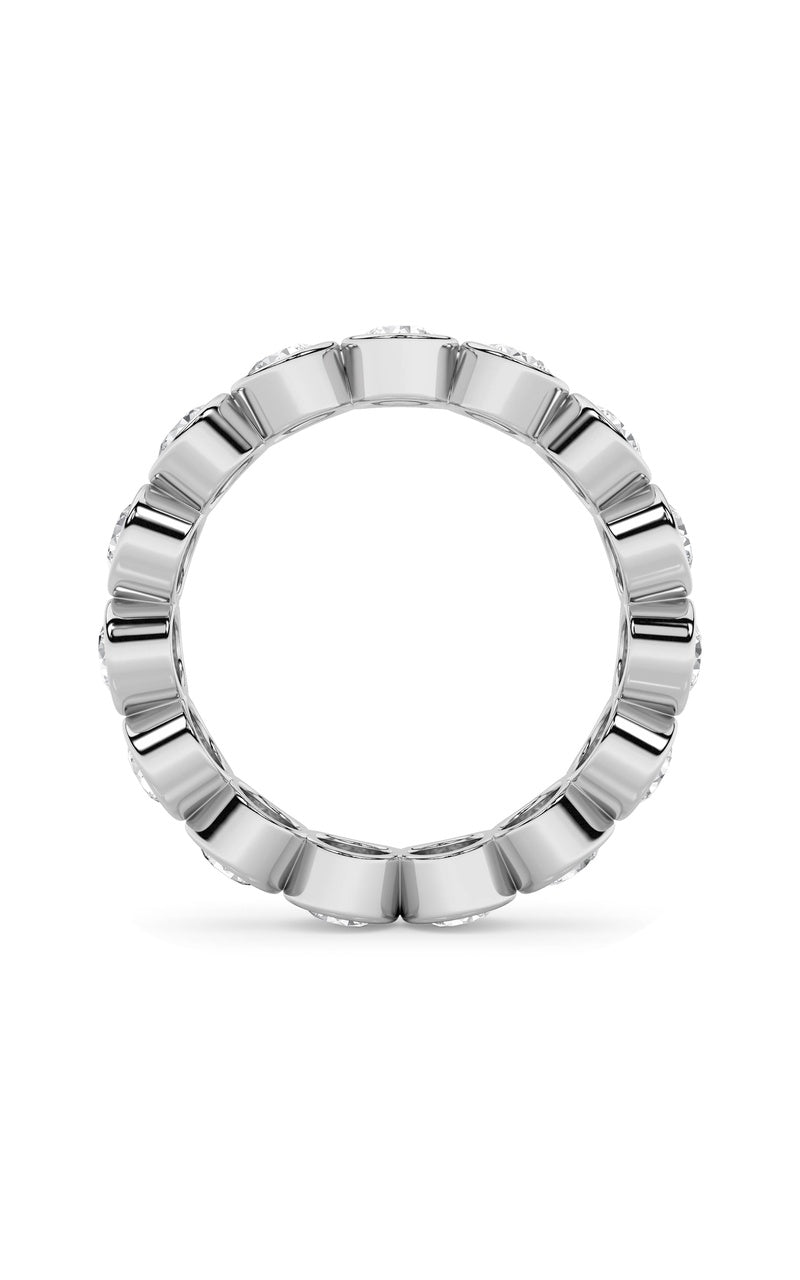 2.75Cttw Round Shaped Lab Grown Diamond (F/VS) Eternity Band Ring in 14K Gold