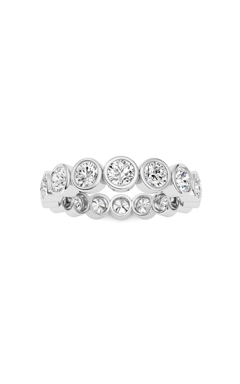 2.9Cttw Round Shaped Lab Grown Diamond (F/VS) Eternity Band Ring in 14K Gold