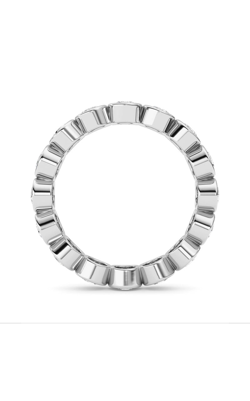 2.9Cttw Round Shaped Lab Grown Diamond (F/VS) Eternity Band Ring in 14K Gold