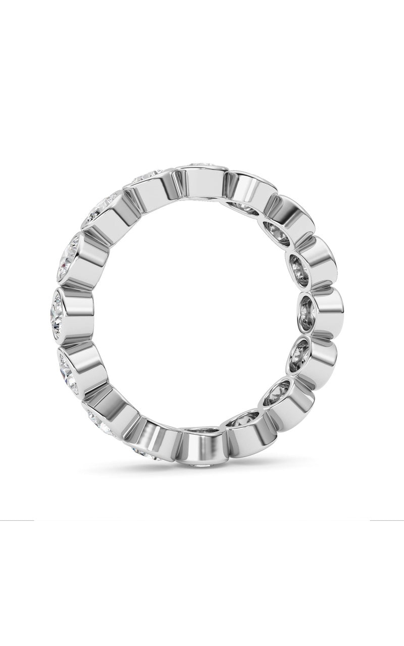 2.9CTW Round Shaped Lab Grown Diamond (F/VS) Eternity Band Ring in 14K Gold