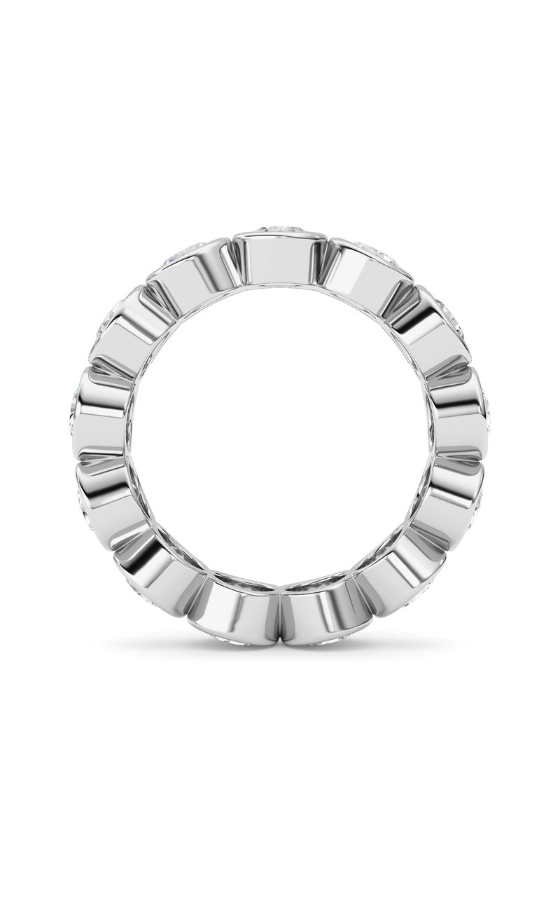 2.9Cttw Round Shaped Lab Grown Diamond (F/VS) Eternity Band Ring in 14K Gold