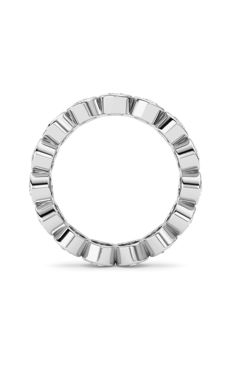 3.3Cttw Round Shaped Lab Grown Diamond (F/VS) Eternity Band Ring in 14K Gold
