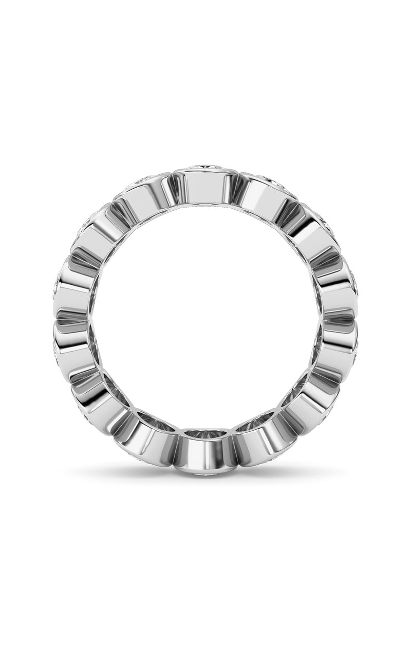 3.5CTW Oval Shaped Lab Grown Diamond (F/VS) Eternity Band Ring in 14K Gold