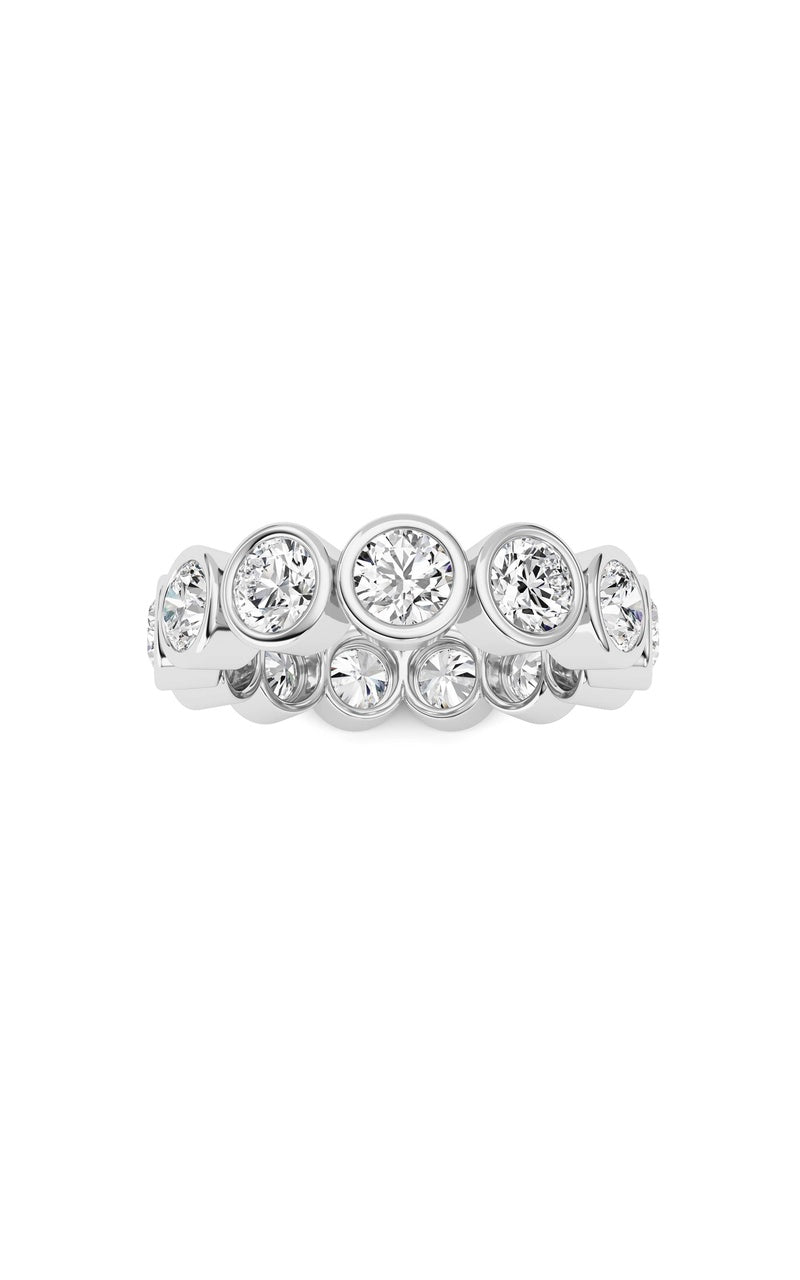 3.2Cttw Round Shaped Lab Grown Diamond (F/VS) Eternity Band Ring in 14K Gold
