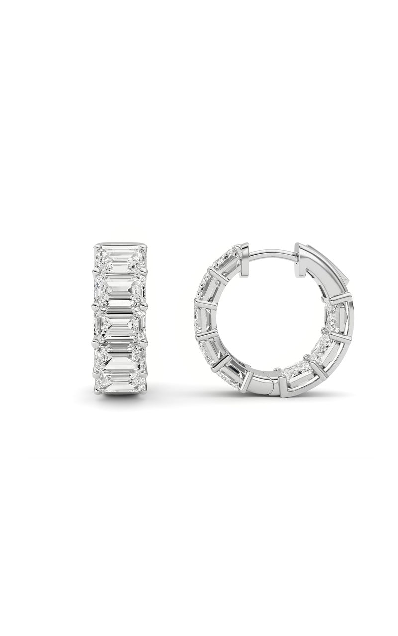 14K White Gold Earring KJ01990H.EM-10-21F