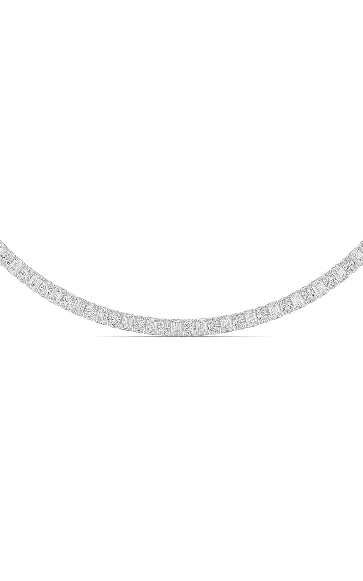 33Cttw Emerald Lab Grown Diamond (F/VS ) Necklacein 14K Gold