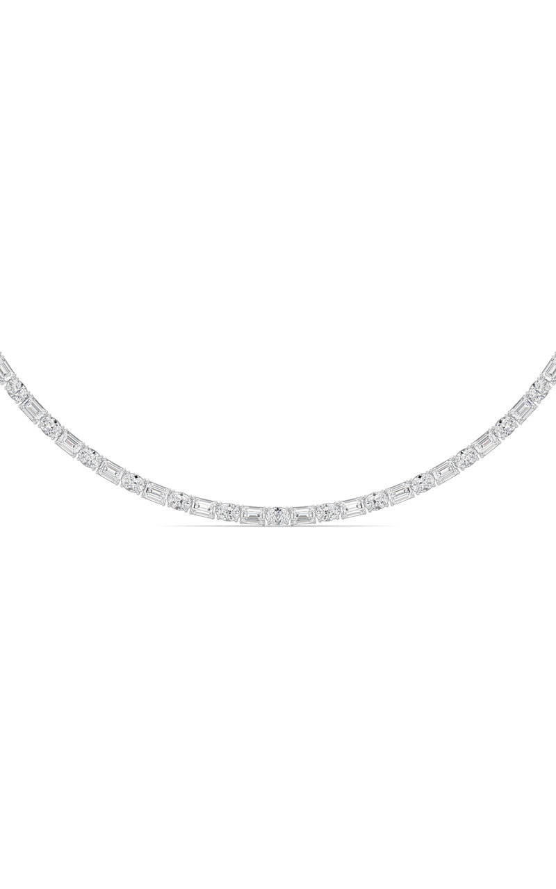 25Cttw Emerald Lab Grown Diamond (F/VS ) Necklacein 14K Gold