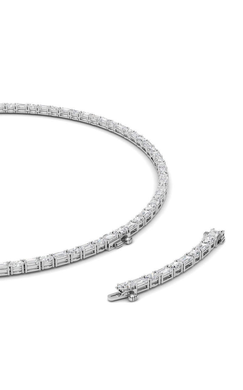 25Cttw Emerald Lab Grown Diamond (F/VS ) Necklacein 14K Gold