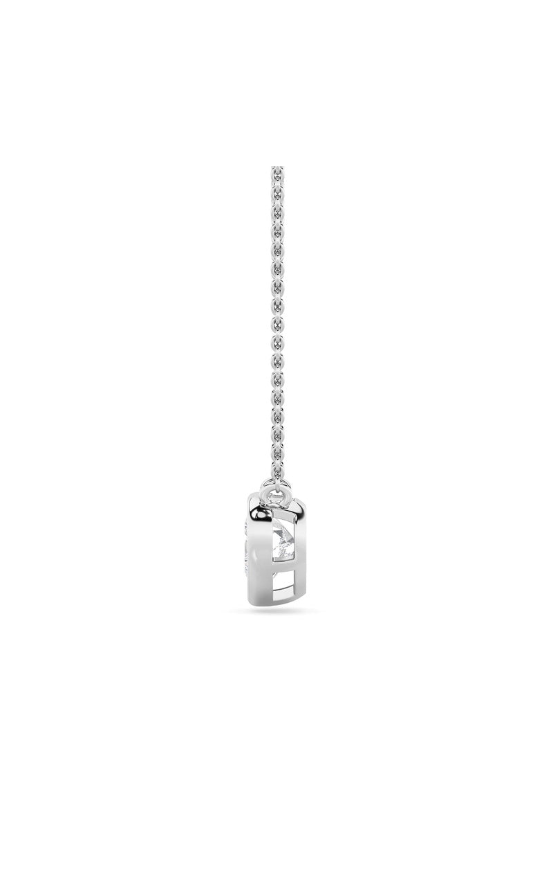 1Cttw Heart Shape Lab Grown Diamond (F/VS ) Pendant Necklace in 14K Gold