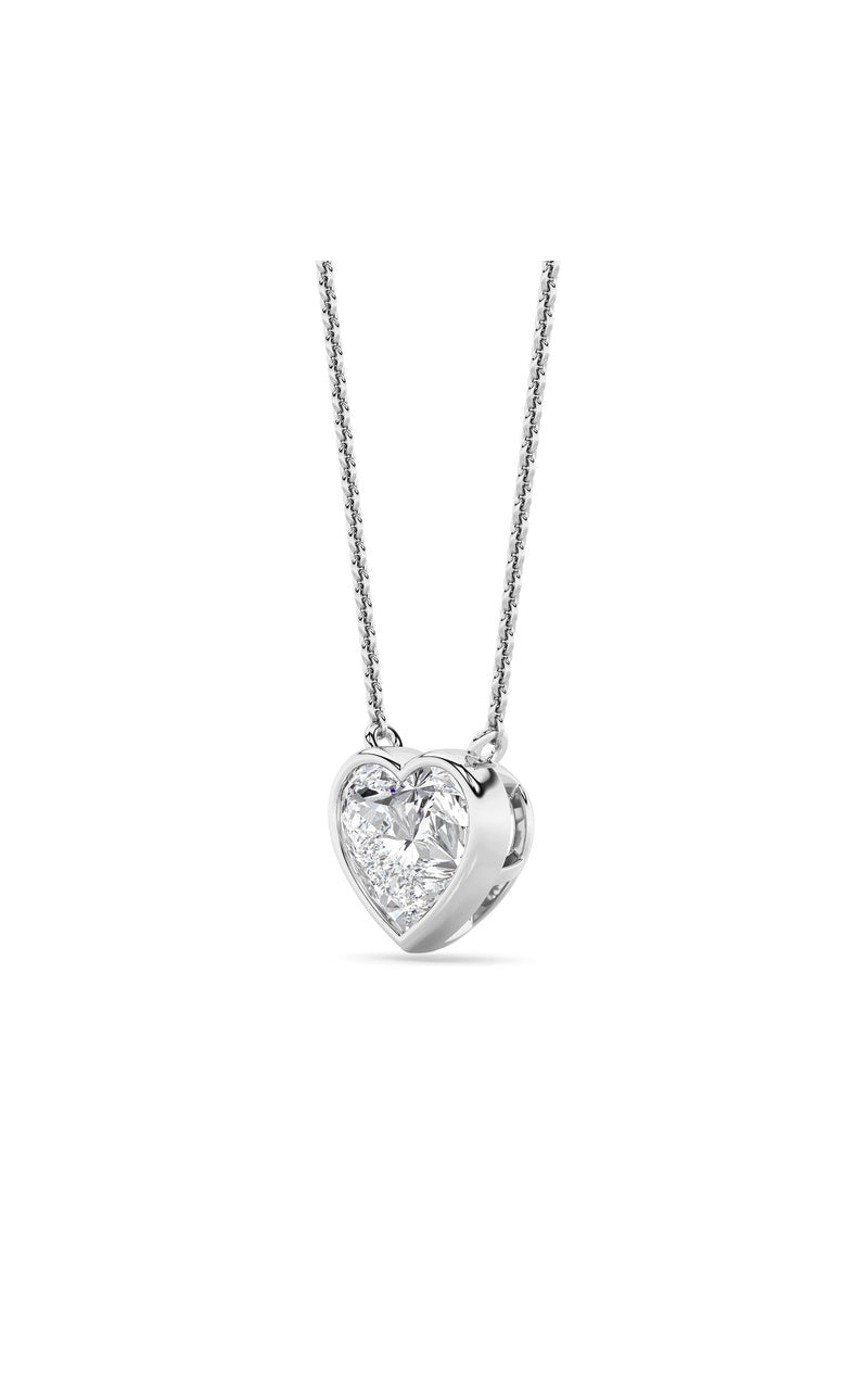 2CTW Heart Shape Lab Grown Diamond (F/VS ) Pendant Necklace in 14K Gold