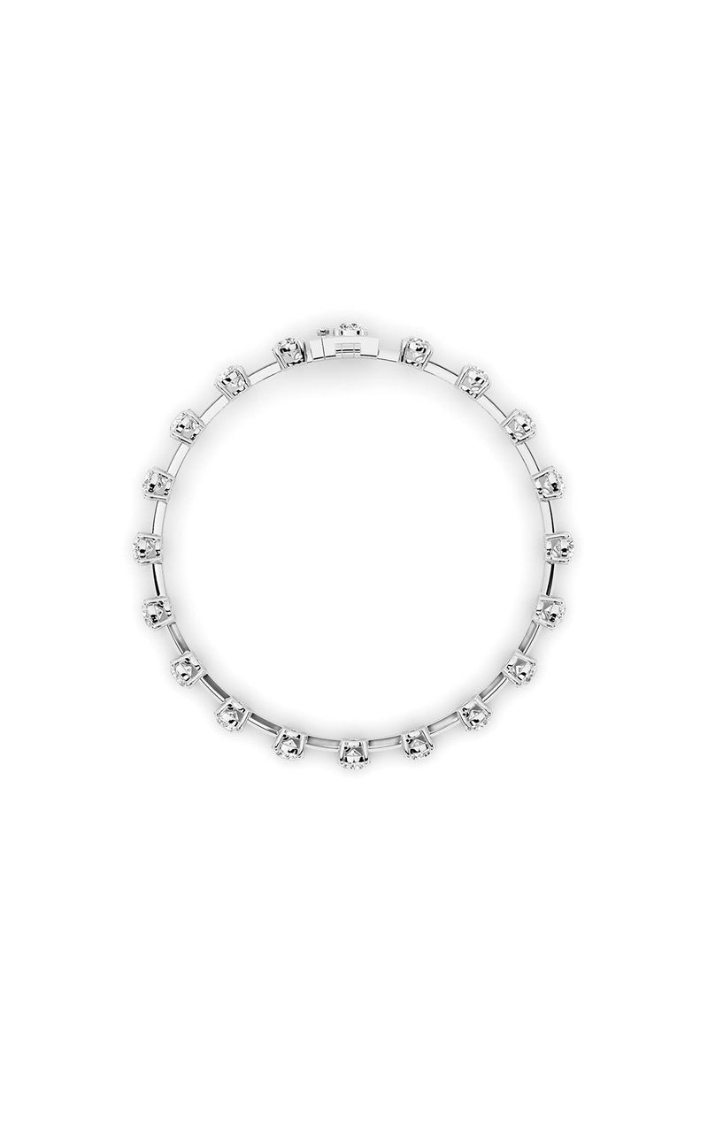 4.5CTW Round Shaped Lab Grown Diamond Split Prong Eternity Ring in 14K Gold (F/VS)