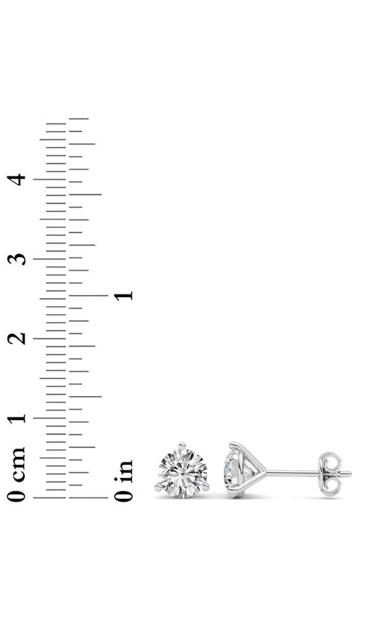 14K White Gold Earring KJ01724E.RD-3-21F