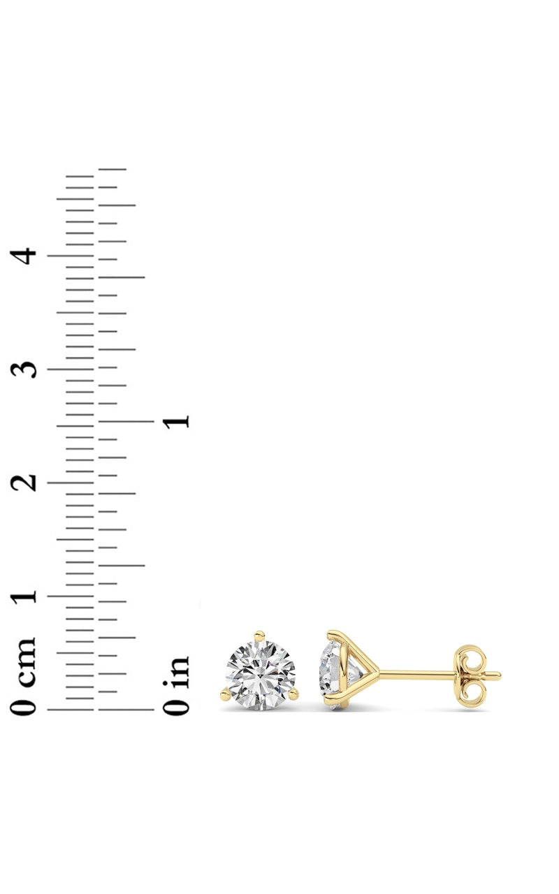 14K White Gold Earring KJ01724E.RD-3-21F
