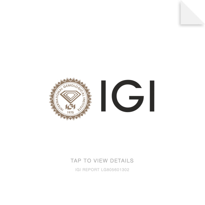 IGI certificate LG805601302: tap to view details