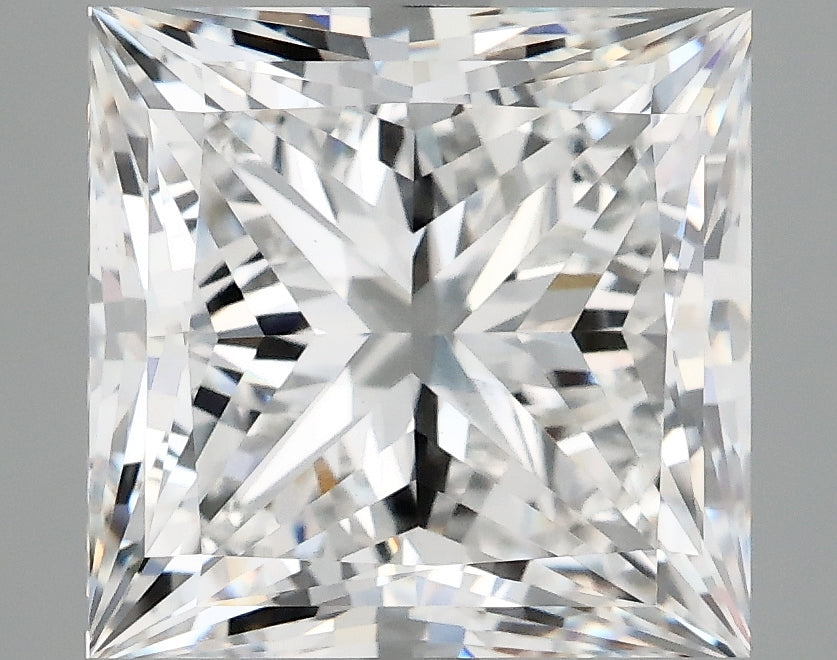 6.09 ct Princess Diamond | E | VVS2 | EX