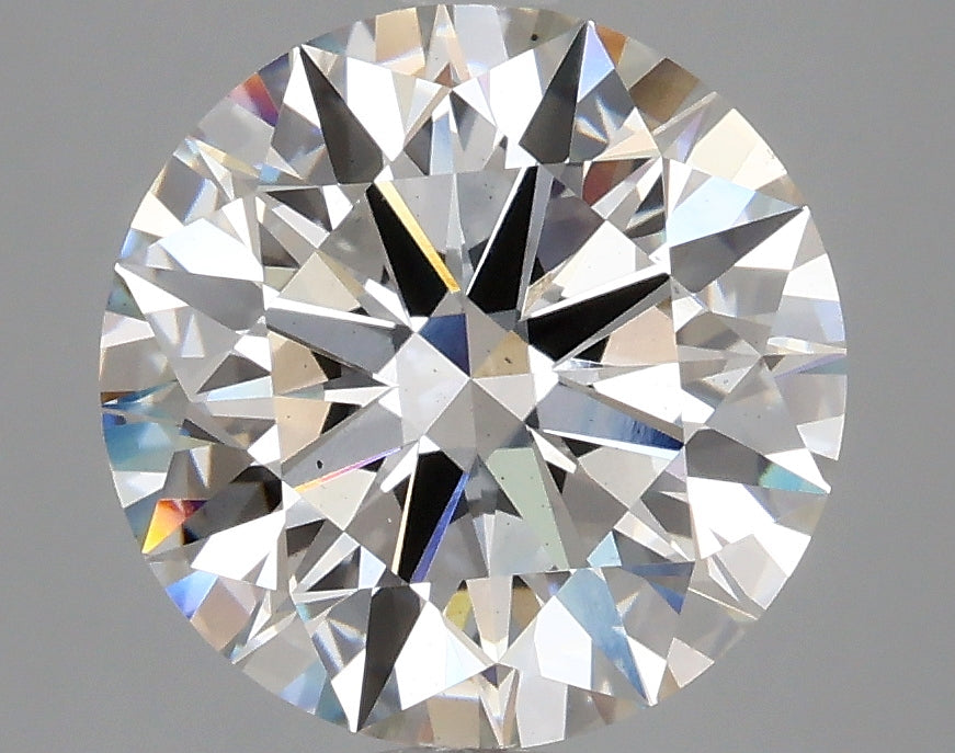 3.88 Carat Round Lab Grown Diamond