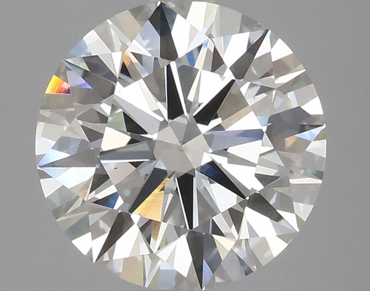 2.87 Carat Round Lab Grown Diamond