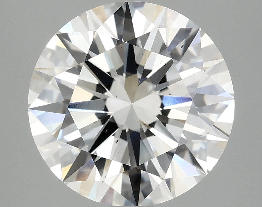 3.69 Carat Round Lab Grown Diamond