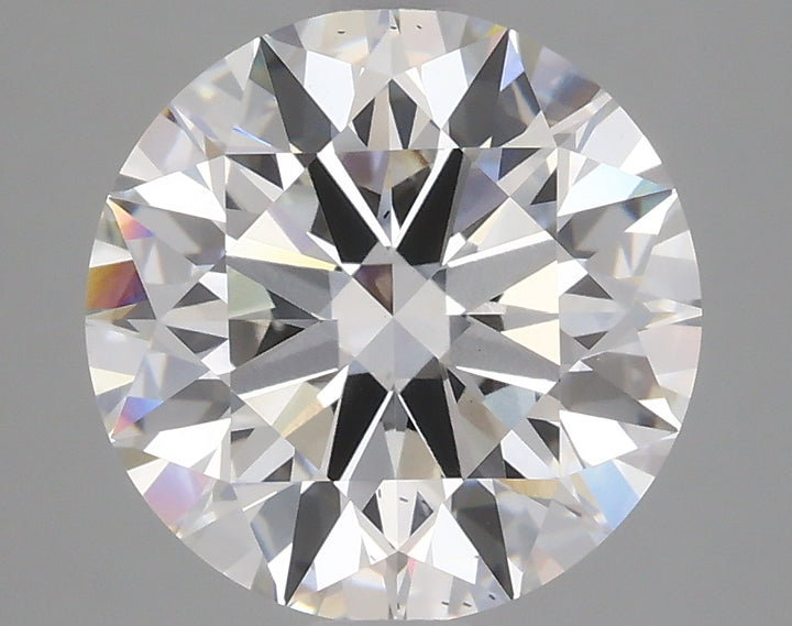 3.74 Carat Round Lab Grown Diamond