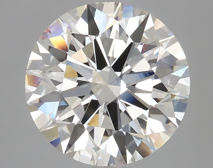 3.74 Carat Round Lab Grown Diamond
