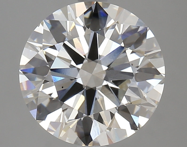 3.90 Carat Round Lab Grown Diamond