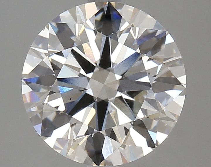 3.90 Carat Round Lab Grown Diamond