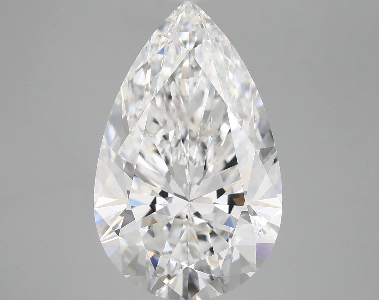 5.00 Carat Pear Lab Grown Diamond