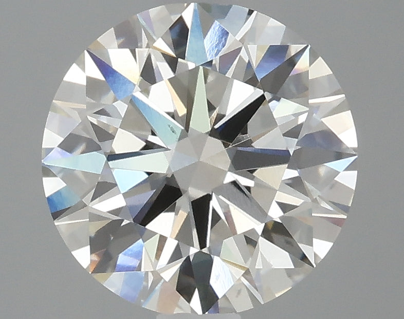 2.87 Carat Round Lab Grown Diamond