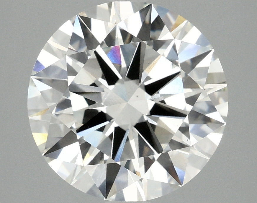 3.72 Carat Round Lab Grown Diamond