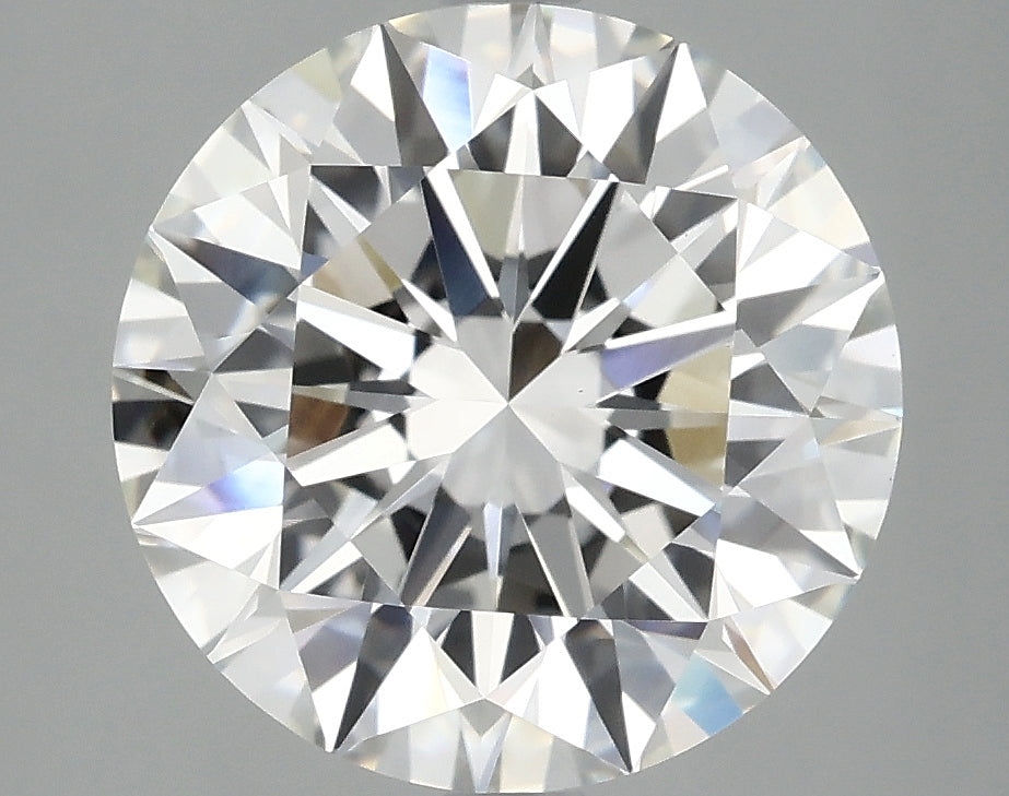4.09 Carat Round Lab Grown Diamond