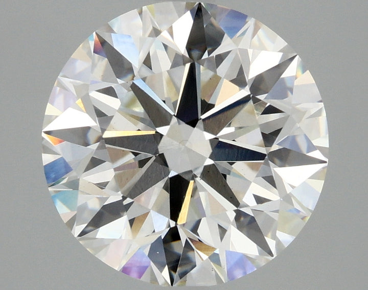 3.74 Carat Round Lab Grown Diamond
