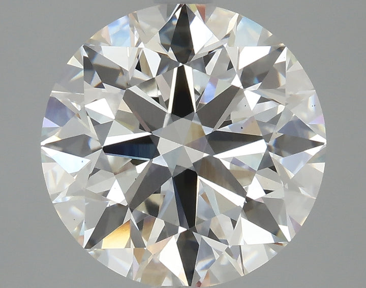 3.74 Carat Round Lab Grown Diamond