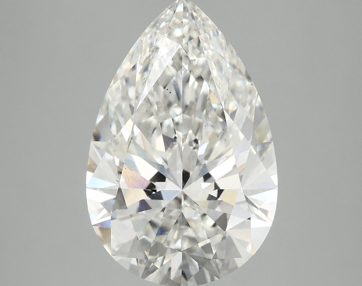 5.00 Carat Pear Lab Grown Diamond