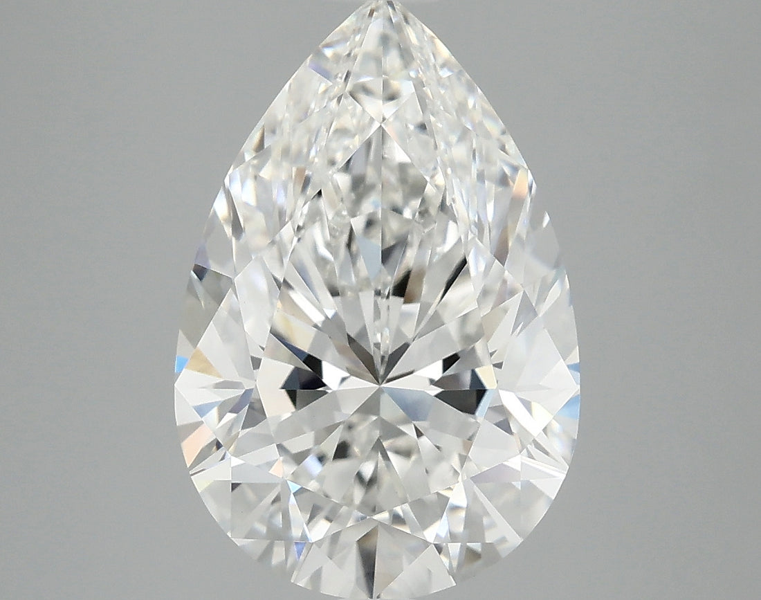 5.00 Carat Pear Lab Grown Diamond